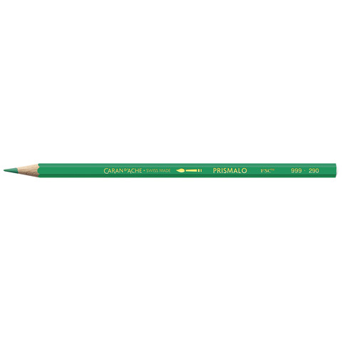 Matite colorate acquerellabili Carand’Ache Prismalo in conf. da 3 pz verde impero – 999290