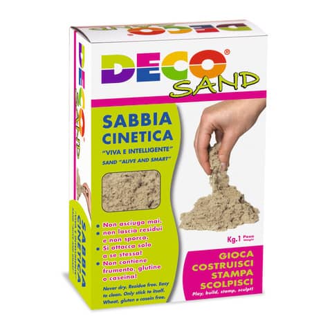 Sabbia Cinetica Deco Sand – scatola da 1 Kg – 10849