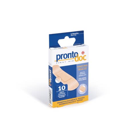 Cerotti antiurto con garza antisettica ProntoDoc conf. 10 pz 7x2cm 4180