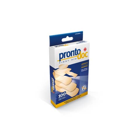 Cerotti classici ProntoDoc in astuccio da 100 pezzi assortiti – 4002