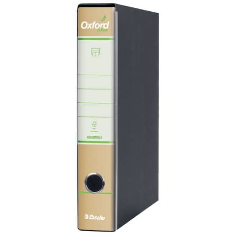 Registratore commerciale Esselte Oxford Green con custodia 23×30 cm 100% carta riciclata dorso 5 cm – 397820501