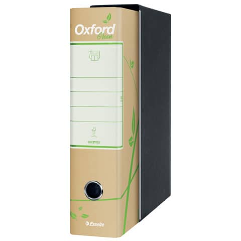Registratore protocollo Esselte Oxford Green con custodia 23×33 cm 100% carta riciclata dorso 8 cm – 397850501