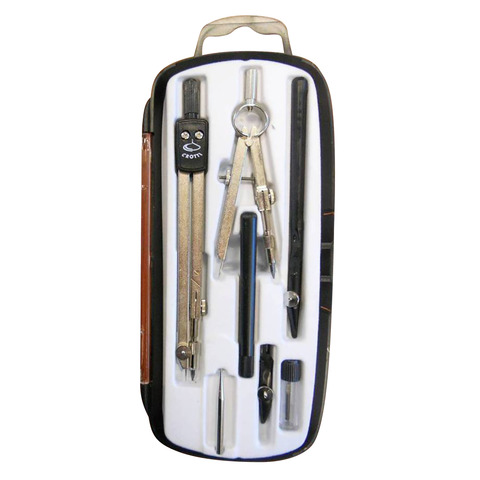 Compasso scolastico Eredi Crotti 7 accessori – 207