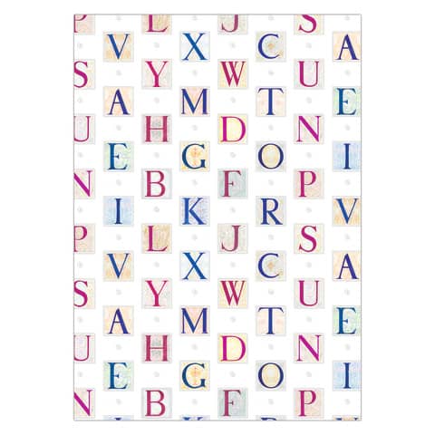 Carta regalo Biembi Premium Lettere a fogli estesi 70×100 cm in conf. da 5 ff – BCVDKTC02