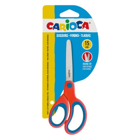 Forbice asimmetrica in acciaio punta arrotondata Carioca 15 cm – 42635