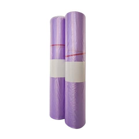 Sacchi immondizia per rifiuti inorganici Erisack 100 L 72×110 cm – 12 µm viola – rotolo da 20 pezzi – SP161