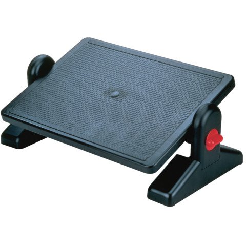 Poggiapiedi Q-Connect regolabile in altezza tra 11,5/18,5 cm  – 45×31 cm – colore antracite – KF04525