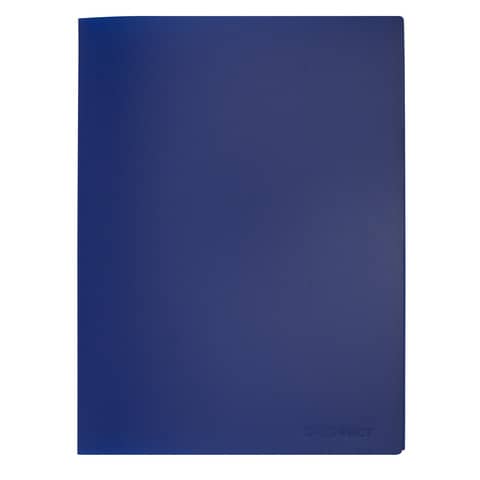 Portalistini in polipropilene con 30 tasche Q-Connect formato A4 – blu opaco – KF01255