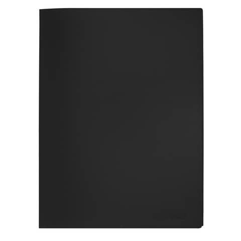 Portalistini in polipropilene con 30 tasche Q-Connect formato A4 – nero opaco – KF01256