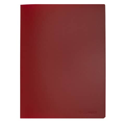 Portalistini in polipropilene con 30 tasche Q-Connect formato A4 – rosso opaco – KF01254