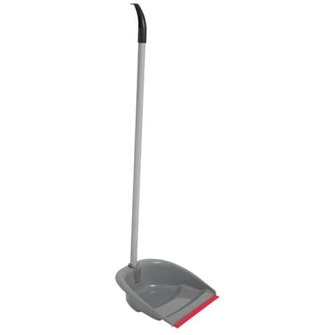 Paletta alzaimmondizia in PPL Pippo per esterni con manico ribaltabile – 25x27xH.81 cm – colore grigio -NP1403