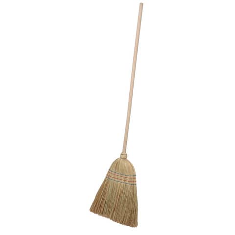 Scopa per esterni in saggina Pippo 36×40 cm – ES11606