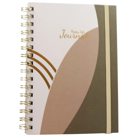 Quaderno spiralato Donau Happy Life A5 100 ff 80 g/m² quadretti 5 mm – verde – 330362011