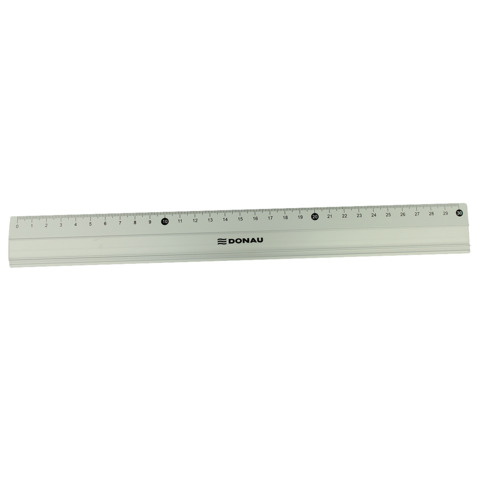 Righello in alluminio Donau 30 cm grigio 322208024