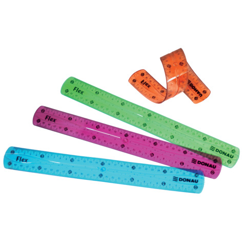 Righello flessibile Donau Flex 30 cm – colori assortiti – 322141099