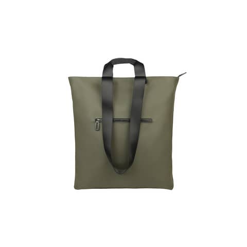 Borsa a spalla tipo shopper Tucano Gommo per laptop fino a 14” – verde militare – BGOMSH-VM