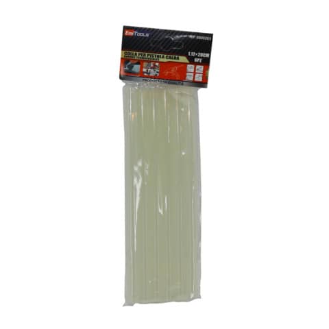 Stick di colla a caldo Emi 20 cm Ø 11 mm – trasparente – conf. 6 pezzi – 8800283