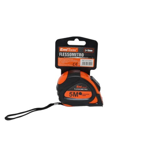 Metro flessibile Emi – 5m x 19 mm – arancione e nero – 8103902