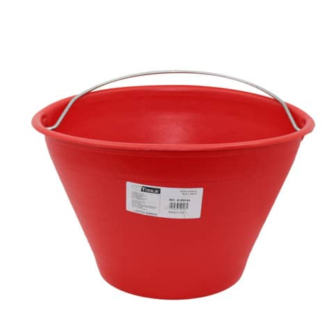 Secchio da muratore Emi – Ø 34 cm – 8 litri – colore rosso – 8109148
