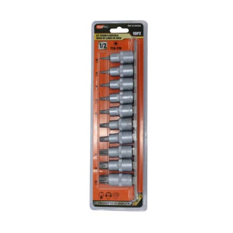 Set bussole Emi tipo tork – conf. da 10 pezzi assortiti – 8100286