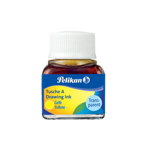 Flacone inchiostro di china Pelikan 523-17 da 10 ml – giallo – 100436071