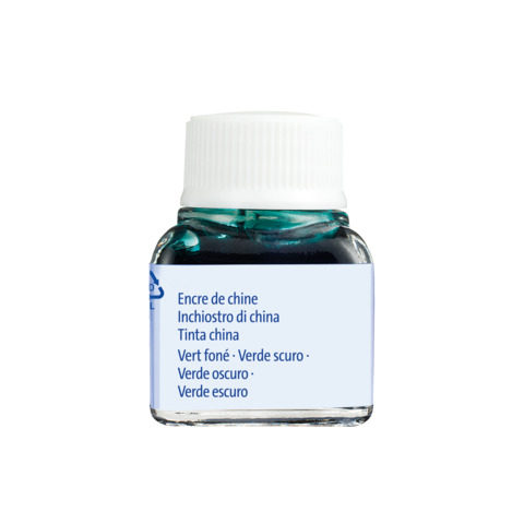 Flacone inchiostro di china Pelikan 523-17 da 10 ml – verde scuro – 100436073