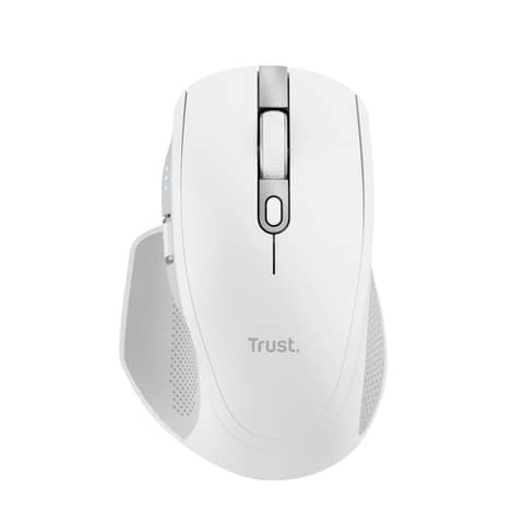 Mouse wireless multi-dispositivo Trust Ozaa – bianco – 24935