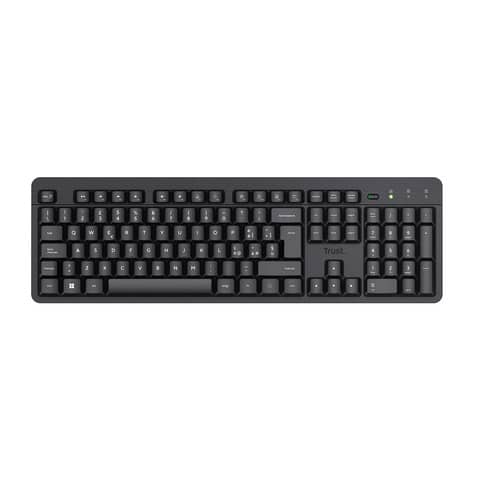 Tastiera wireless silenziosa Ody II nero  25012