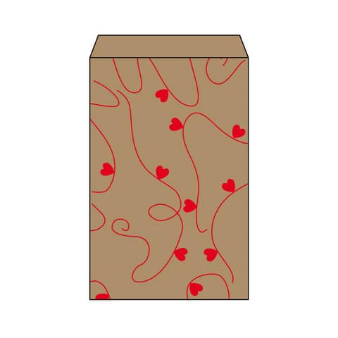 Sacchetto in carta kraft bianca Maniero in conf. da 1000 pz 90×150 mm BCS 9