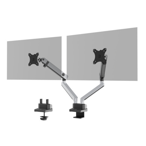 Braccio porta 2 monitor da tavolo Durable Select Plus con braccio estensibile 1086x450x145 mm – 5097-23