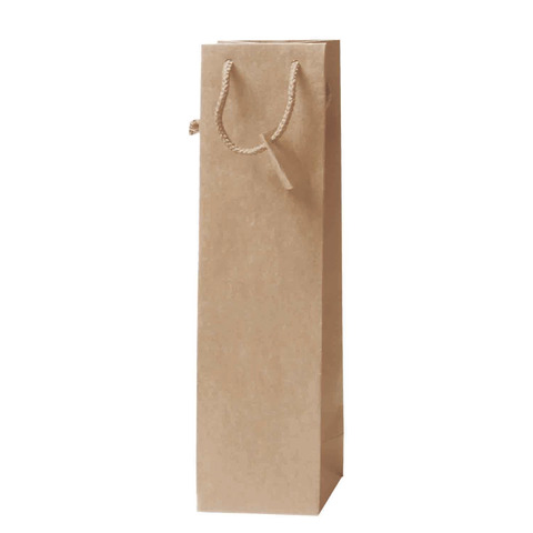 Borsa portabottiglie Decoration in carta kraft avana – 10+9xH.39 cm – conf. 10 pz – BCA334NA -13