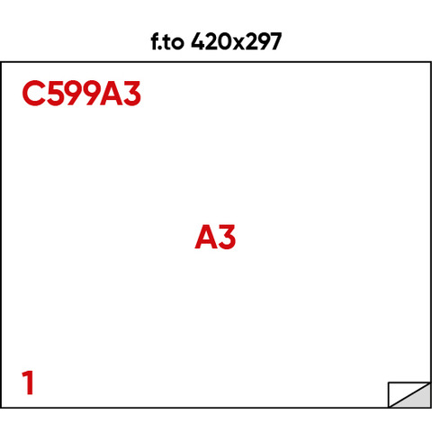 Etichette bianche permanenti Markin Copiatabu 420×297 mm – 1 et./ff – conf. 100 ff A3 – X214C599A3