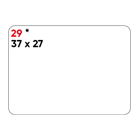 Etichette bianche permanenti Markin Copiatabu 37×27 mm – conf. 10 blister da 10 ff – X11029