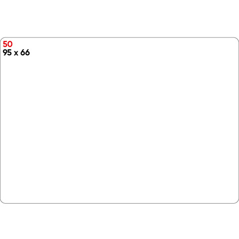 Etichette bianche permanenti Markin Copiatabu 95×66 mm – conf. 10 blister da 10 ff – X11050