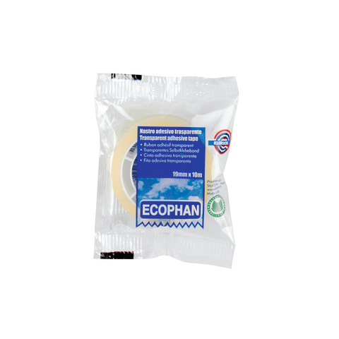 Nastro adesivo Eurocel ECOPHAN formato 19 mm x 10 m – conf. 24 pz – 001416197