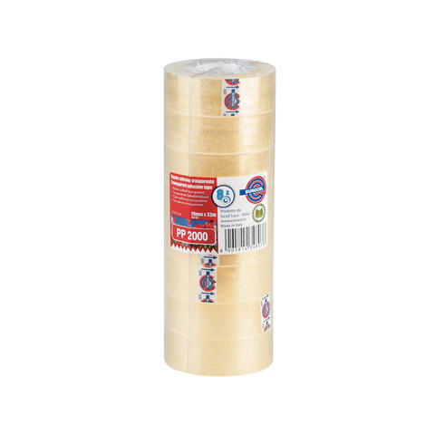 Nastro adesivo Eurocel PP2000 a torre formato 19×33 m – torre da 8 rotoli – 001092202