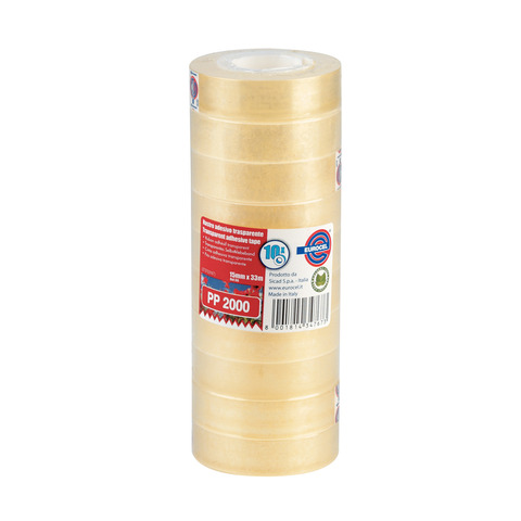 Nastro adesivo Eurocel PP2000 a torre formato 15×33 m – torre da 10 rotoli – 001092151