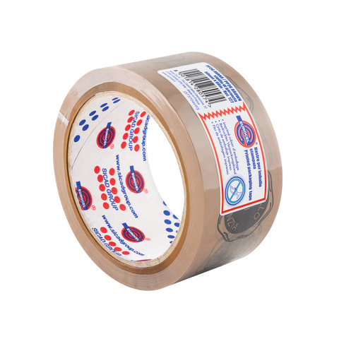 Nastro adesivo stampato per imballo Eurocel formato 50 mm x 66 m – scritta sigillo di garanzia – 1000000379