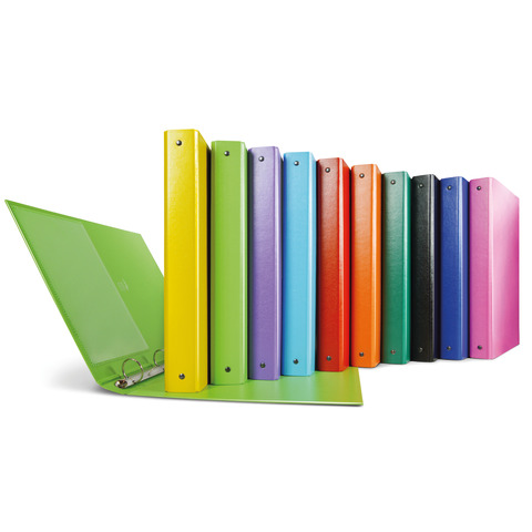 Raccoglitore Sei Rota Nettuno – 4 anelli a R 30 mm – A4 – dorso 3,5 cm – conf. 10 pz colori assortiti – 36803199