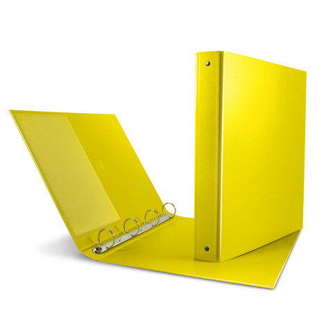 Raccoglitore Sei Rota Nettuno – 4 anelli a R 30 mm – A4 – dorso 3,5 cm – colore giallo – 36803146