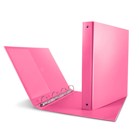 Raccoglitore Sei Rota Nettuno – 4 anelli a R 30 mm – A4 – dorso 3,5 cm – colore rosa – 36803149