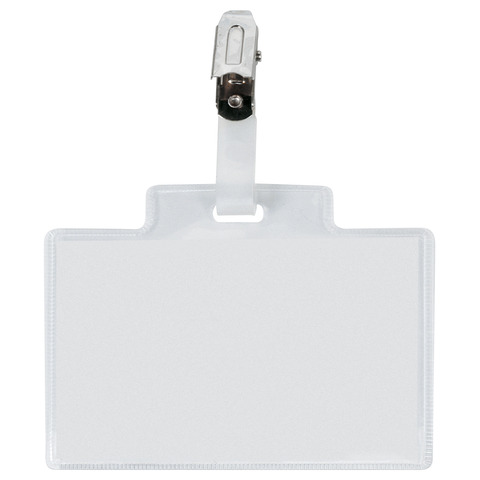 Targa portabadge con clip Sei Rota PASS 3M – formato 9,5×6 cm – conf. 100 pezzi – 318007