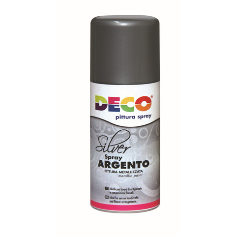 Vernice spray Deco – 150 ml – colore argento – 615/2