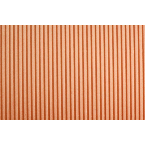 Cartoncino ondulato Deco Cannetè 50×70 cm – 230 gr arancio – conf. 10 pezzi – 2206/11