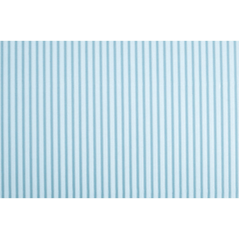 Cartoncino ondulato Deco Cannetè 50×70 cm – 230 gr azzurro – conf. 10 pezzi – 2206/9