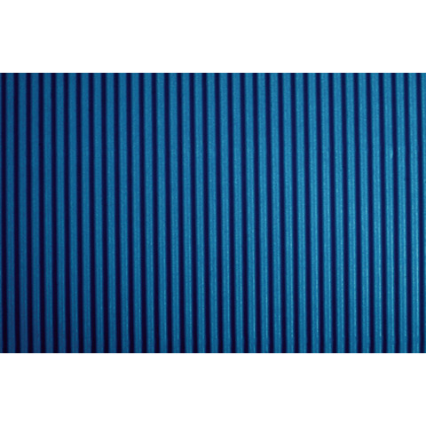 Cartoncino ondulato Deco Cannetè 50×70 cm – 230 gr blu scuro – conf. 10 pezzi – 2206/13