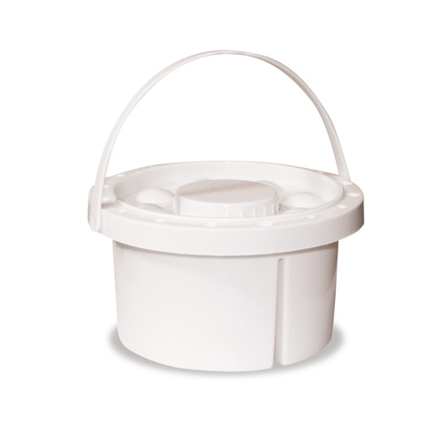 Lavapennelli in plastica CWR – 18×9 cm – bianco – 10877