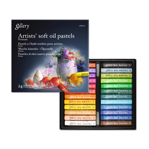 Pastelli a olio tondi per artisti Mungyo Gallery conf. 24 colori assortiti – 12762/24