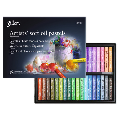 Pastelli a olio tondi per artisti Mungyo Gallery conf. 36 colori assortiti – 12762/36
