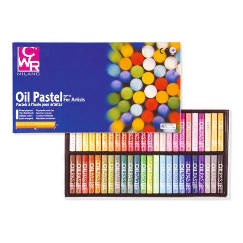 Pastelli ad olio tondi CWR 48 colori assortiti – MY/MOP48